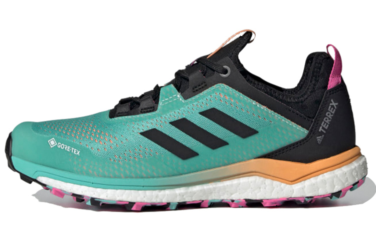 (Women) adidas Terrex Agravic Flow Gore-Tex Trail 'Green Black Orange' FX6964