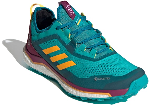 (W) adidas Terrex Agravic Flow Gore-Tex Hijau/Ungu/Jingga FV2483 Lookbook (W) adidas Terrex Agravic Flow Gore-Tex Hijau/Ungu/Jingga FV2483