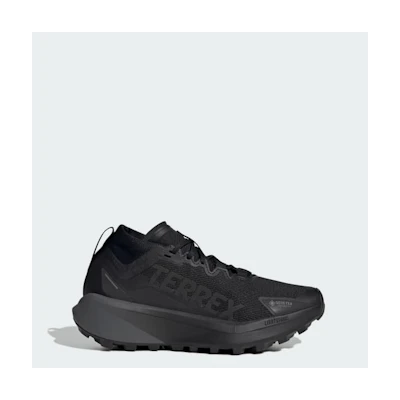 (W) Adidas TERREX Agravic GTX Trail Running Shoes Core Black/Core Black/Grey Six