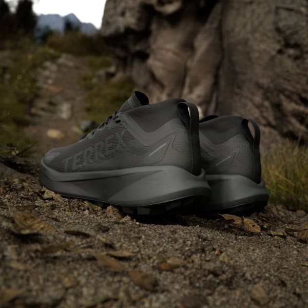 (W) Adidas TERREX Agravic GTX Trail Running Shoes Core Black/Core Black/Grey Six 圖 6