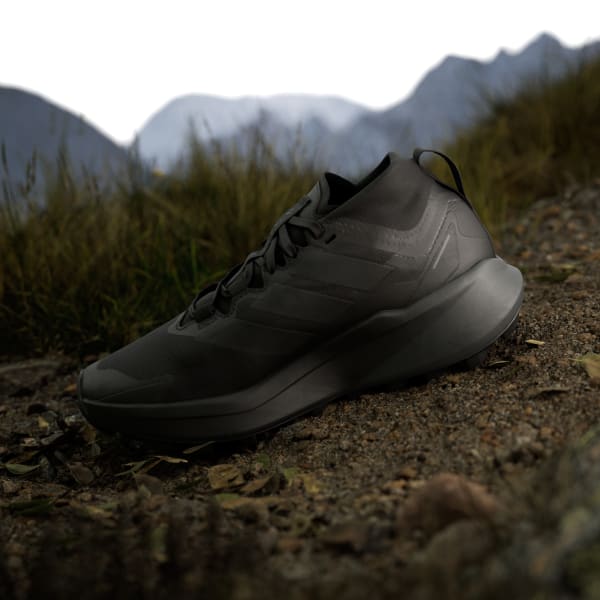 (W) Adidas TERREX Agravic GTX Trail Running Shoes Core Black/Core Black/Grey Six 圖 7