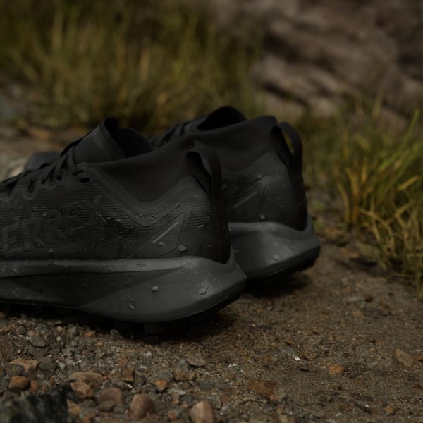 (W) Adidas TERREX Agravic GTX Trail Running Shoes Core Black/Core Black/Grey Six 圖 9