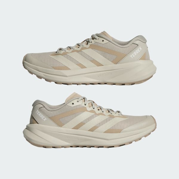 Cheap (W) adidas Terrex Agravic Light W 健行越野跑鞋 米色/卡其/米黃 KK4520