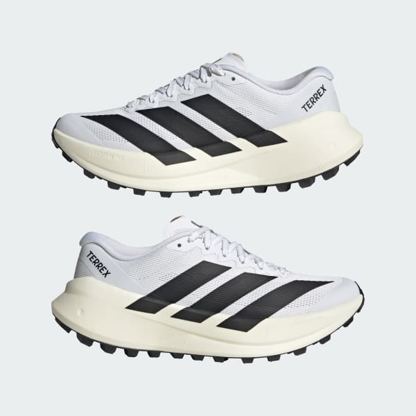 Sizing (W) adidas Terrex Agravic SL Kasut Larian Trail Putih Hitam/Core Hitam/Putih KH8796