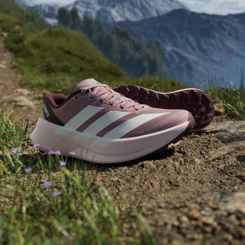 Cheap (Women) adidas Terrex Agravic SL Trail Running Shoes Magic Mauve/Cloud White/Maroon KH8803