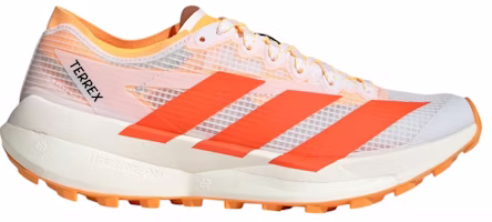 (Women) adidas Terrex Agravic Speed 2 Trail White Impact Orange Lucid Tangerine JR9115