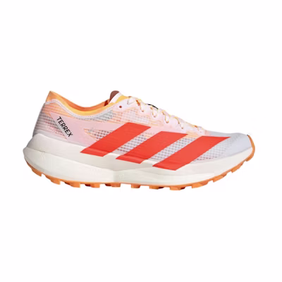(W) adidas Terrex Agravic Speed 2 Trail White Impact Orange Lucid Tangerine