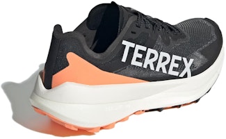 Shop adidas Terrex Agravic SPEED TRAIL 鞋 舒适简约 织物減震耐磨 低筒 休閒跑步鞋 女款 黑黃