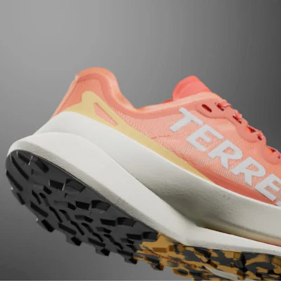 (W) adidas Terrex Agravic Speed Ultra Trail Running Amber Tint/Blanco Cristal/Semi Spark IF6597 4