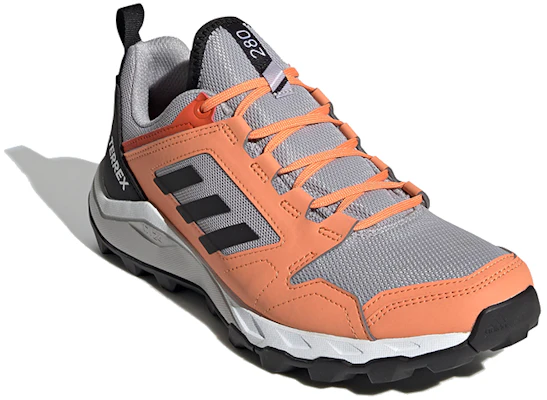 (W) adidas Terrex Agravic Tr Trail Running ''Noir Orange Gris'' EF6887 Lookbook (W) adidas Terrex Agravic Tr Trail Running ''Noir Orange Gris'' EF6887