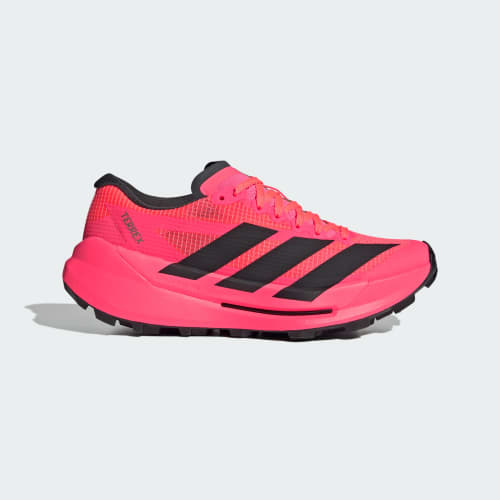 (Women) adidas Terrex Agravic TT Trail Running Shoes Solar Turbo/Core Black/Carbon LA7209