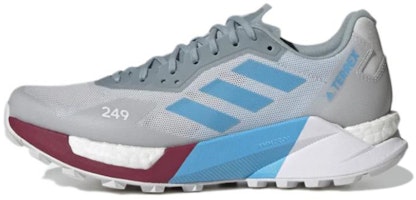 (Women) adidas Terrex Agravic Ultra Trail 'Grey Sky Rush Burgundy' GZ9039 (Women) adidas Terrex Agravic Ultra Trail 'Grey Sky Rush Burgundy' GZ9039