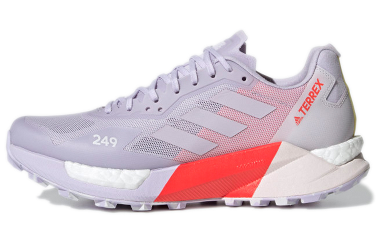 (Women) adidas Terrex Agravic Ultra Trail 'Purple Tint Solar Red' S42735