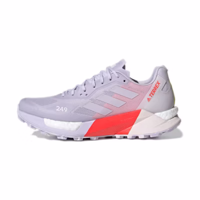 (W) adidas Terrex Agravic Ultra Trail 'Purple Tint Solar Red'