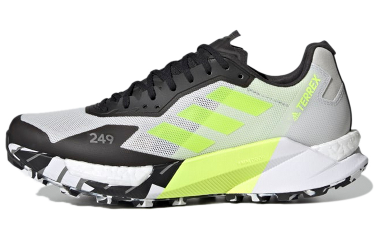 (Women) adidas Terrex Agravic Ultra Trail 'White Solar Yellow' FY7660