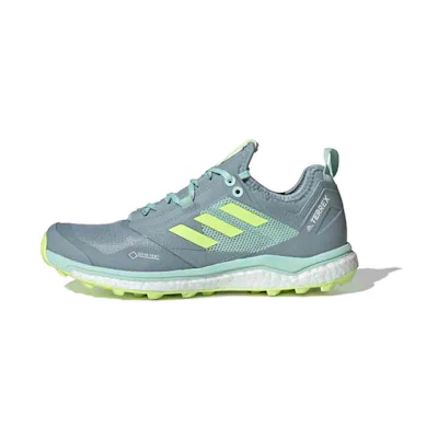 (W) adidas Terrex Agravic XT GTX Ash Grey/Hi-res Yellow/Clear Mint