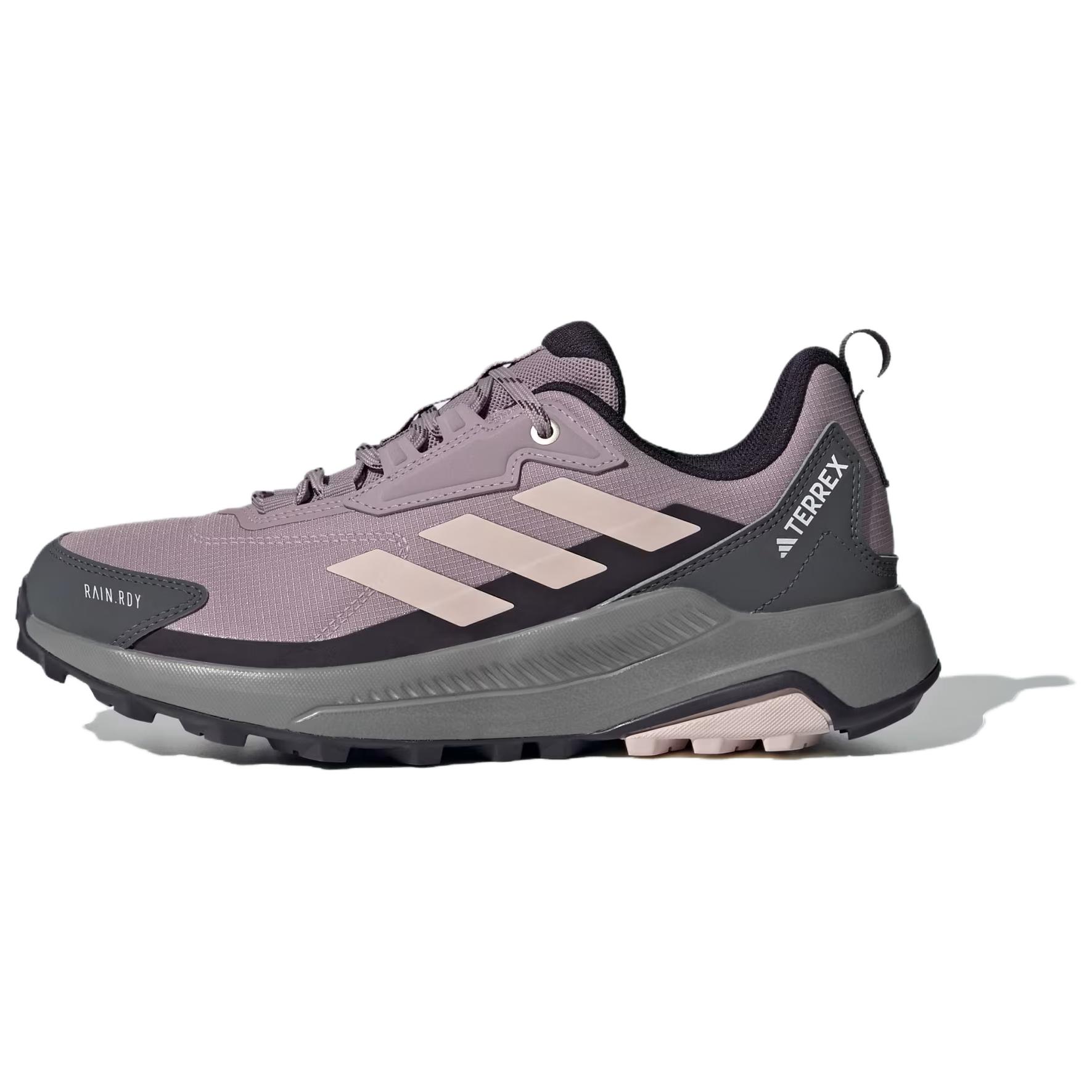 (Women) adidas Terrex Anylander Hiking Shoes Purple - Versatile & Comfortable. ID3471