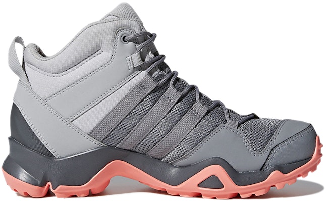 adidas Terrex AX2R Mid GTX 舒適耐磨 中筒運動戶外功能鞋 女款 灰粉色 Order adidas Terrex AX2R Mid GTX 舒適耐磨 中筒運動戶外功能鞋 女款 灰粉色
