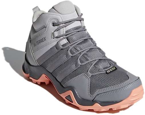 adidas Terrex AX2R Mid GTX 舒適耐磨 中筒運動戶外功能鞋 女款 灰粉色 Lookbook adidas Terrex AX2R Mid GTX 舒適耐磨 中筒運動戶外功能鞋 女款 灰粉色