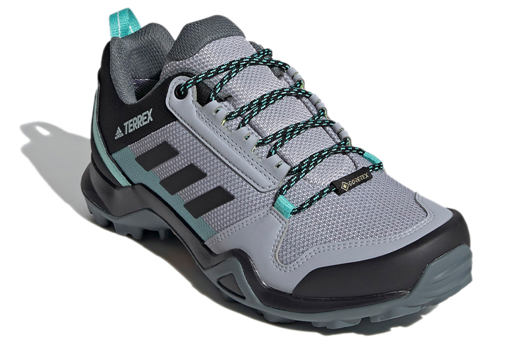 (W) adidas Terrex AX3 GORE-TEX 'Halo Silver Black Mint' 圖 3