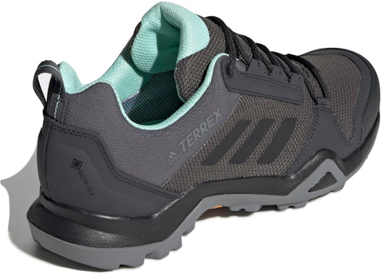 adidas Terrex AX3 GTX 女式 灰黑綠 Shop adidas Terrex AX3 GTX 女式 灰黑綠