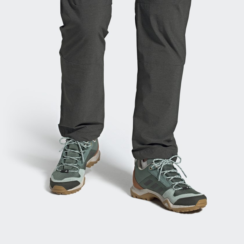 Sizing adidas Terrex Ax3 Gtx 耐磨防滑 戶外登山鞋 女款 藍