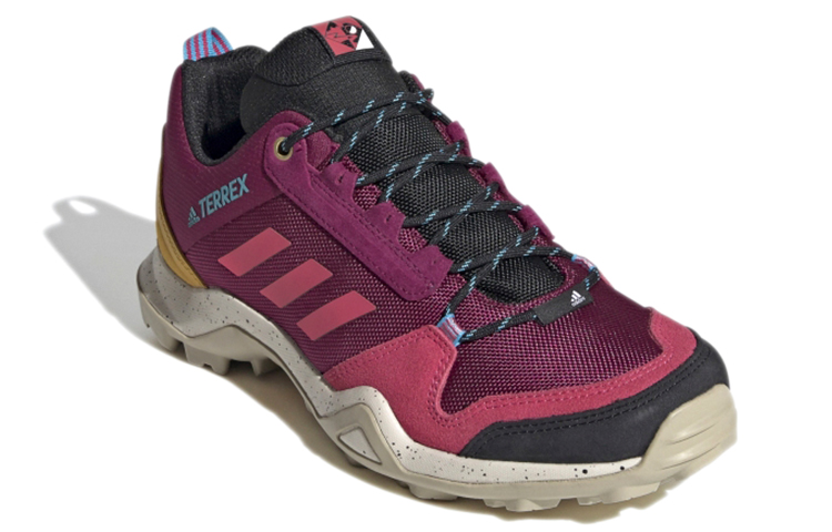 Lookbook Adidas Terrex Ax3 GTX 耐磨防滑 低幫運動戶外功能鞋 女款 紫