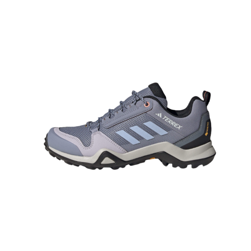 (Women) adidas Terrex AX3 GTX Hiking Shoes Grey - Breathable & Durable Comfort HP8723