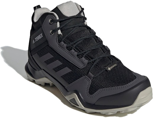 (Women) adidas Terrex AX3 Mid Gore-Tex 'Black Metal Grey' EF3365 Lookbook (Women) adidas Terrex AX3 Mid Gore-Tex 'Black Metal Grey' EF3365