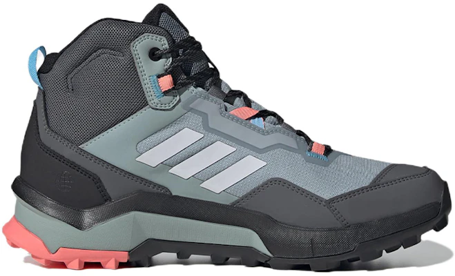 adidas Terrex Ax4 Mid Gore-tex 女款灰粉舒適耐磨戶外機能鞋 Order adidas Terrex Ax4 Mid Gore-tex 女款灰粉舒適耐磨戶外機能鞋