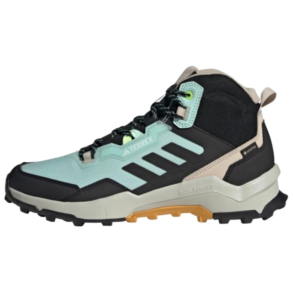 (Women) adidas TERREX AX4 Mid GORE-TEX Hiking 'Semi Flash Aqua Core Black Preloved Yellow' IF4850