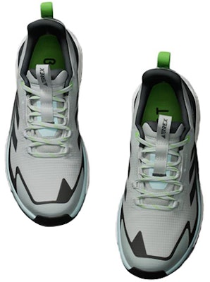 (W) 阿迪达斯 Terrex Free Hiker 2 低帮 GORE-TEX '闪光青柠' IG3204 Lookbook (W) 阿迪达斯 Terrex Free Hiker 2 低帮 GORE-TEX '闪光青柠' IG3204