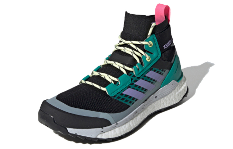 (W) adidas Terrex Free Hiker 'Black Green' 圖 2