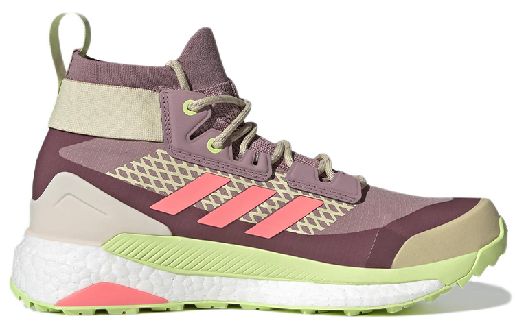 (W) adidas Terrex Free Hiker GORE-TEX 'Acid Red Pulse Lime' 圖 2