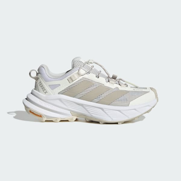 (Women) adidas Terrex Free Hiker SL GORE-TEX Hiking Shoes Cloud White/Beige/Off White KJ1919