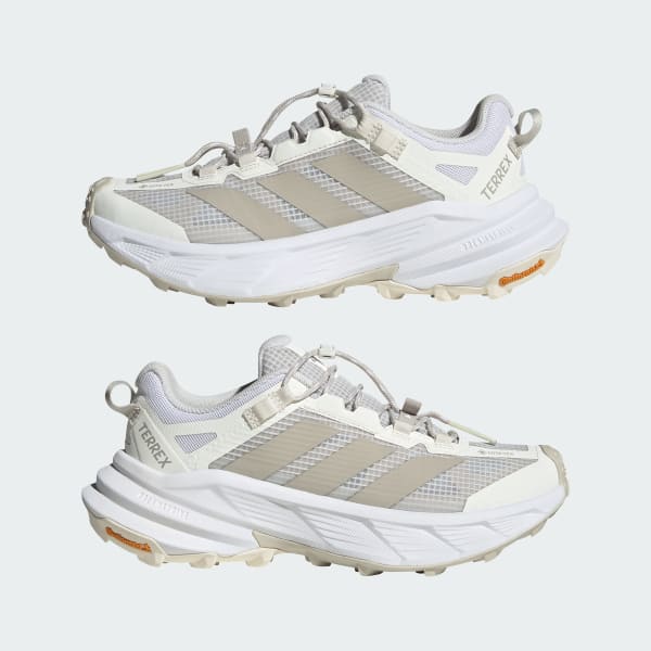 Cheap (Women) adidas Terrex Free Hiker SL GORE-TEX Hiking Shoes Cloud White/Beige/Off White KJ1919