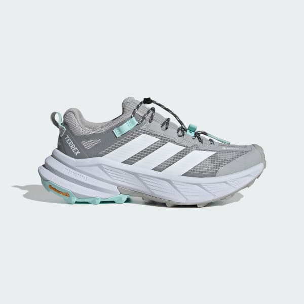 (Women) adidas Terrex Free Hiker SL GTX  Hiking Shoes. Dash Grey/Cloud White/Semi Flash Aqua KJ1917