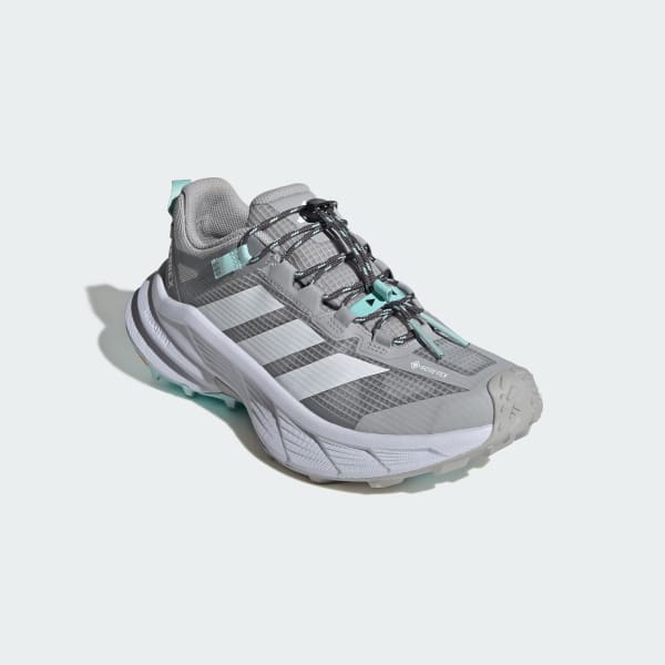 Shop (W) adidas Terrex Free Hiker SL GTX Kasut Hiking - Kelabu/Putih/Aqua Flash KJ1917