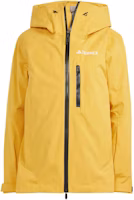 (Women) adidas Terrex FW23 RAIN.RDY 3-in-1 Waterproof Ski Jacket Light Yellow IB1071 (Women) adidas Terrex FW23 RAIN.RDY 3-in-1 Waterproof Ski Jacket Light Yellow IB1071