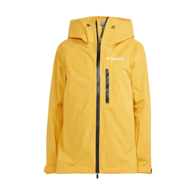 (Women) adidas Terrex FW23 RAIN.RDY 3-in-1 Waterproof Ski Jacket Light Yellow IB1071
