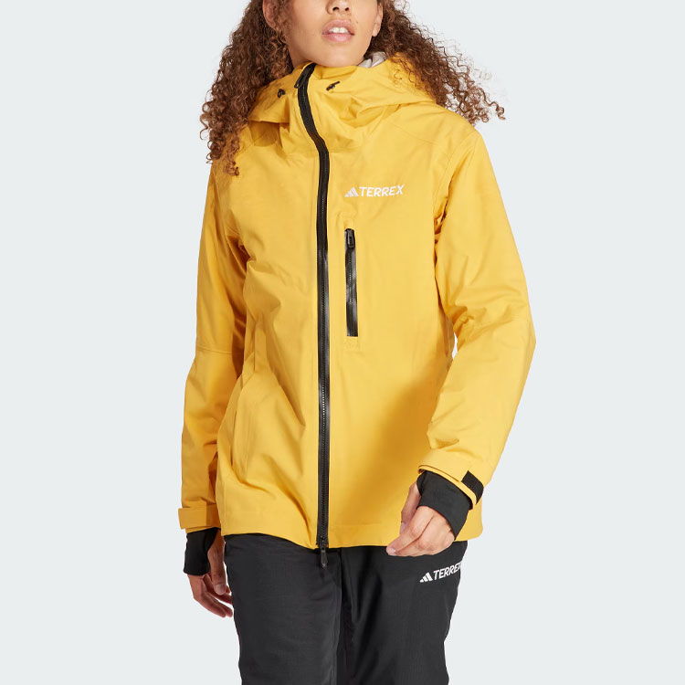 Purchase (W) adidas Terrex FW23 RAIN.RDY Jaket Ski Tahan Air 3-in-1 Kuning Muda IB1071