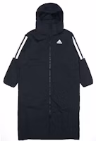 (Women) adidas Terrex Long Hooded Windproof Winter Coat Black FT2547 (Women) adidas Terrex Long Hooded Windproof Winter Coat Black FT2547
