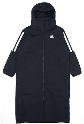 (Women) adidas Terrex Long Hooded Windproof Winter Coat Black FT2547 Buy (Women) adidas Terrex Long Hooded Windproof Winter Coat Black FT2547