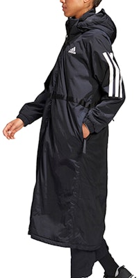 (Women) adidas Terrex Long Hooded Windproof Winter Coat Black FT2547 Details for (Women) adidas Terrex Long Hooded Windproof Winter Coat Black FT2547