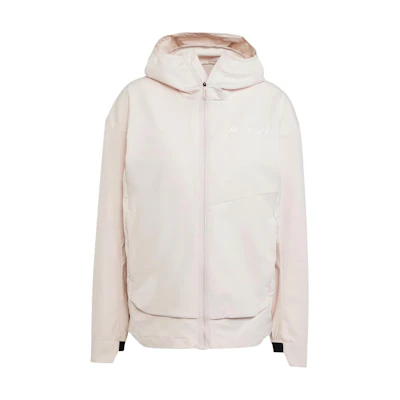 (Women) adidas Terrex Multi Softshell Jacket Outdoor Hoodie Purple Pink IX1485