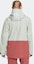 Shop (Women) adidas Terrex Mys 3L GTX Outdoor Jacket Cream White with Logo Prints. HC7735