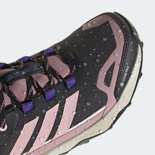 Cheap (Women) adidas Terrex Skychaser AX5 GTX Hiking Shoes Core Black/Core Black/Dual Lilac KJ8947