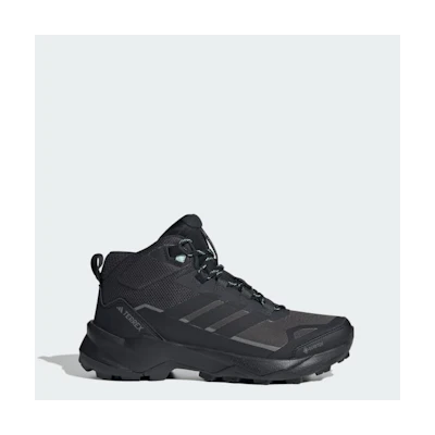 (W) Adidas Terrex Skychaser AX5 Mid GORE-TEX Hiking Boots Carbon/Core Black/Semi Flash Aqua