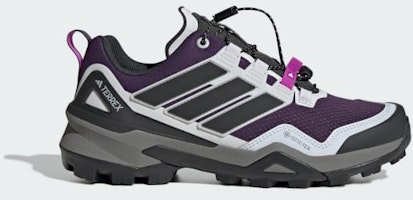 (Women) Adidas TERREX Skychaser GORE-TEX Hiking Shoes Aurora Plum/Carbon/Purple Burst JQ9934 (Women) Adidas TERREX Skychaser GORE-TEX Hiking Shoes Aurora Plum/Carbon/Purple Burst JQ9934