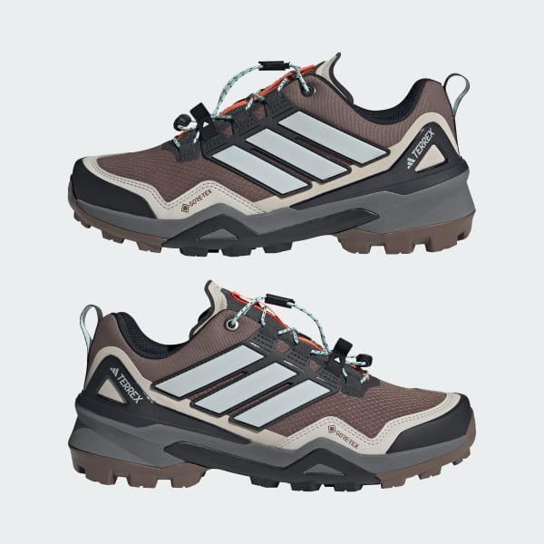 Cheap (W) Zapatillas de Senderismo Adidas TERREX Skychaser GORE-TEX Earth Strata/Grey/Aqua JQ9935